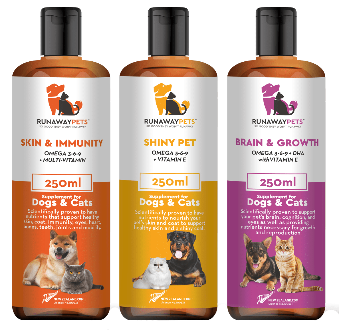 Natural pet supplements